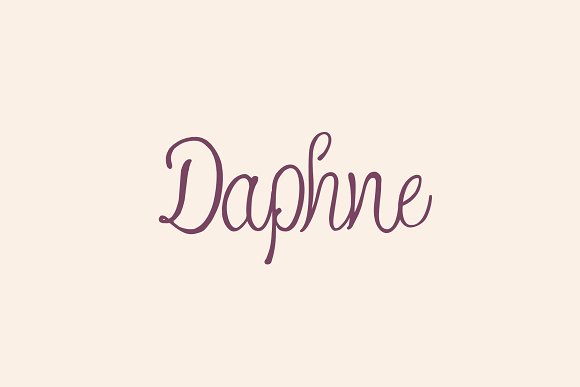 Daphne Font插图