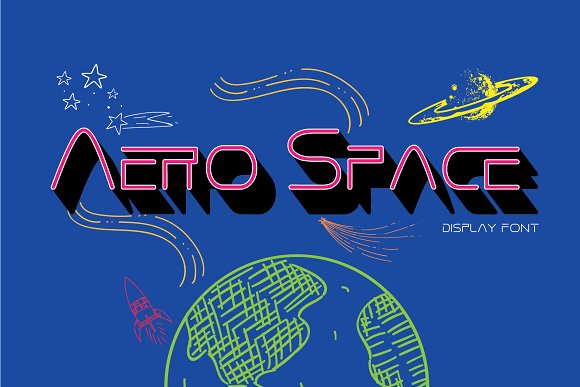 Aero Space Font插图