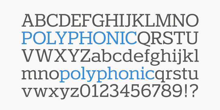 Polyphonic Font Family插图1
