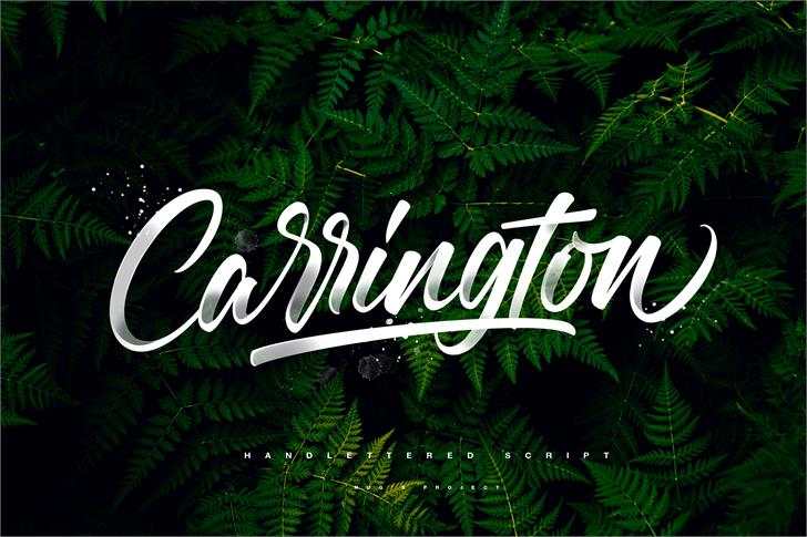Carrington font插图