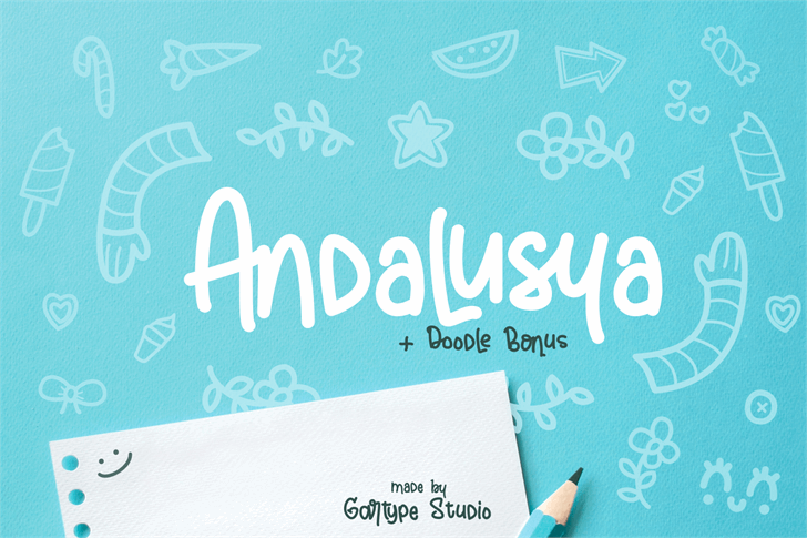 Andalusya[Demo] font插图