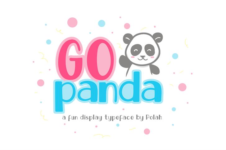 Go Panda font插图