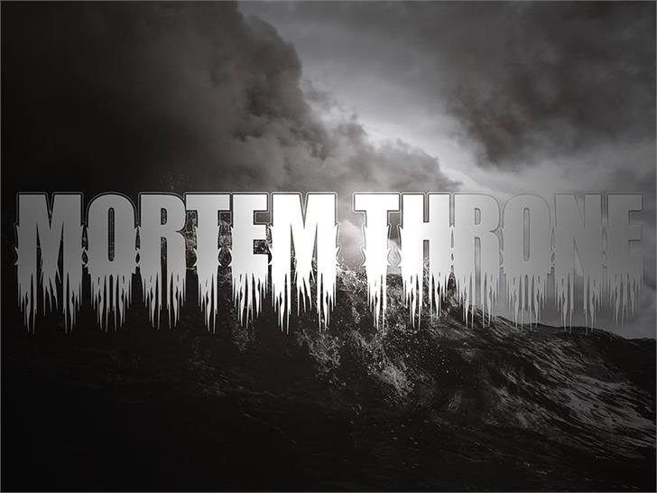 Mortem Throne font插图