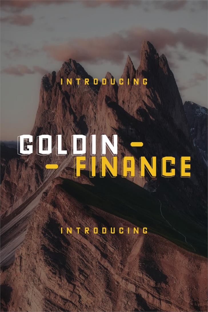Goldin FinanceDEMO font插图2