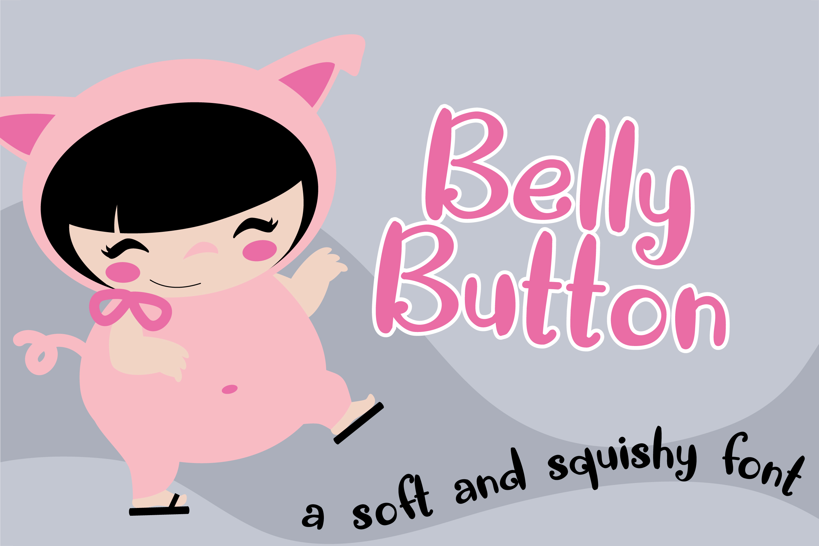 PN Belly ButtonRegular Font插图1