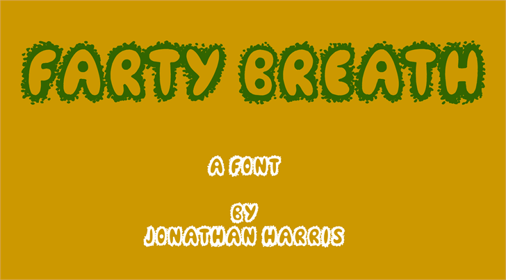 Farty Breath font插图