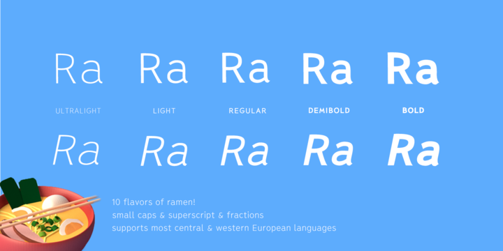 Ramen Sans Font Family插图1