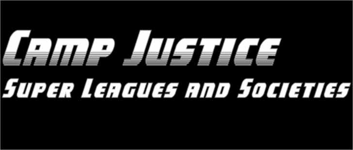 Camp Justice font插图1