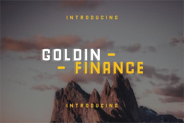 Goldin FinanceDEMO font插图4