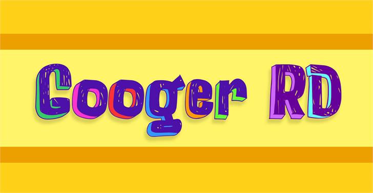 Googer RD font插图
