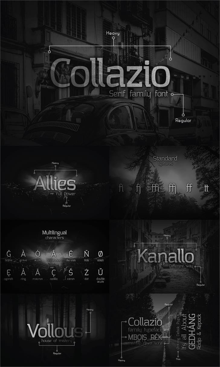 Collazio Personal Use font插图1