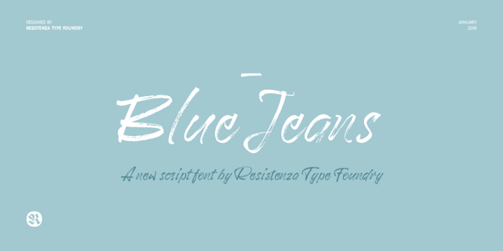 Blue Jeans Font插图2