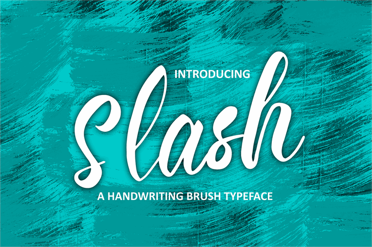 Slash font插图