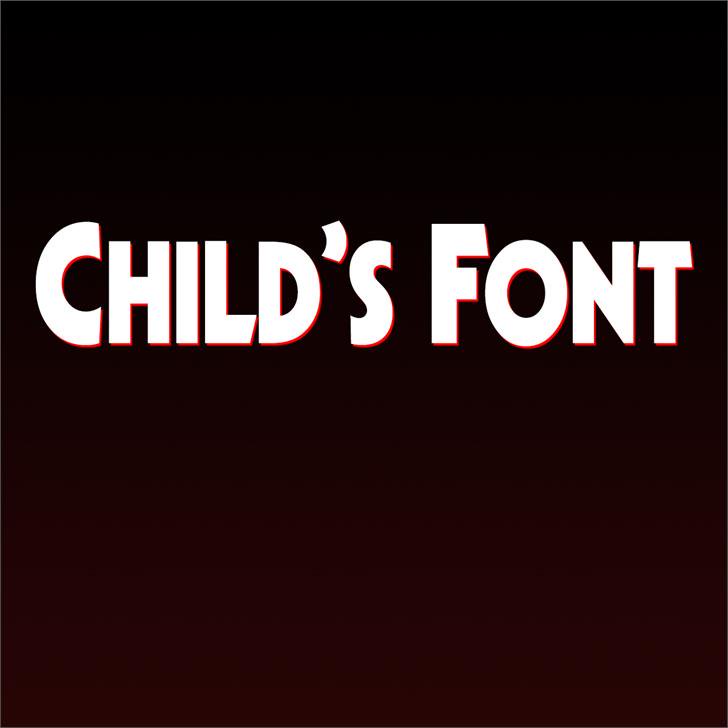Child's Font插图