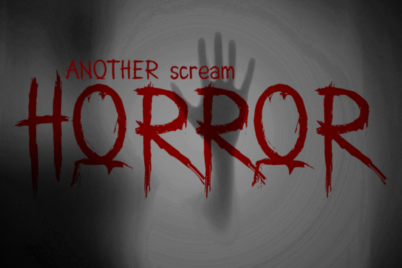 Another Scream Font插图3