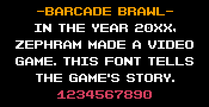 Barcade Brawl font插图1