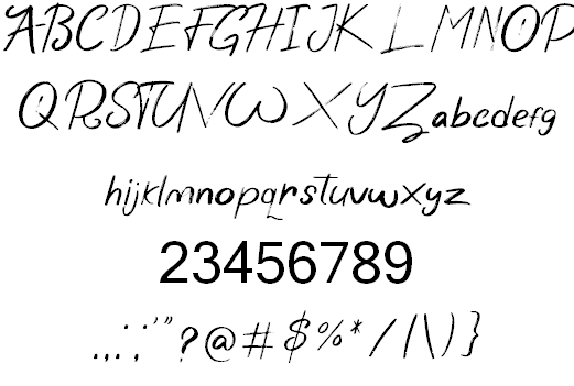 Wonder Scribble font插图1
