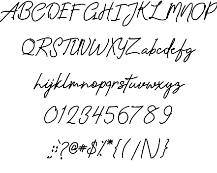 Amanda Signature font插图1