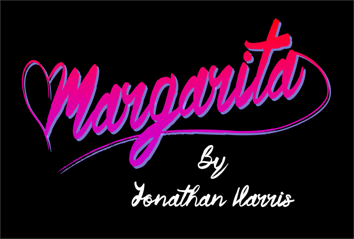 Margarita font插图