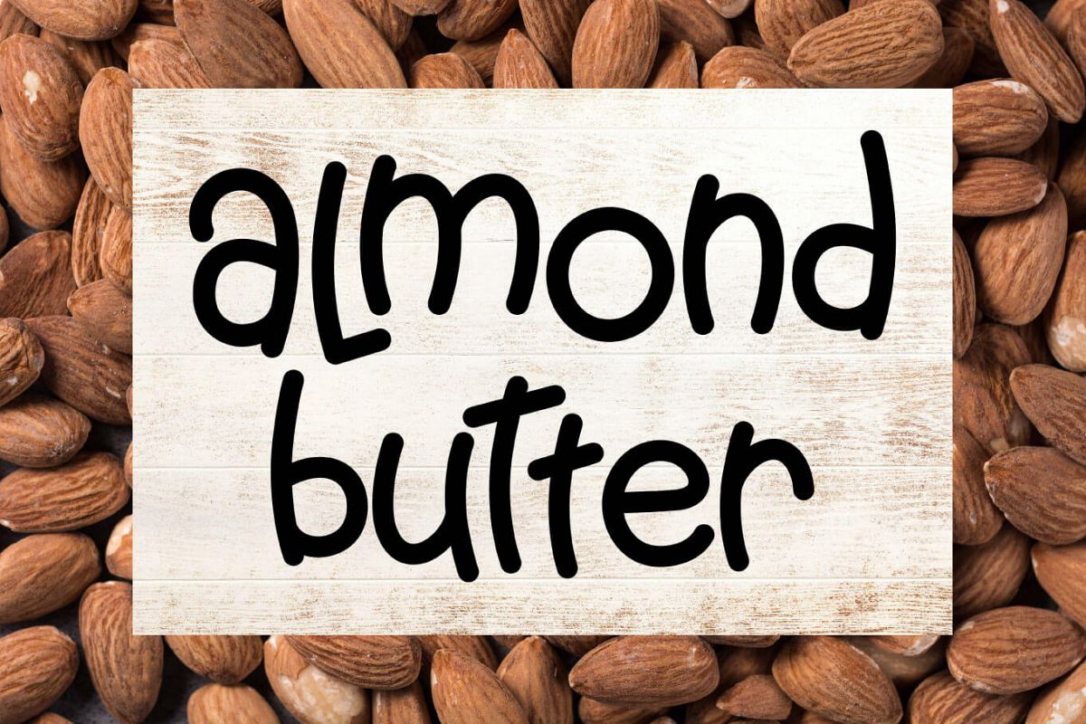 Almond Butter – A Creamy Fun Font Regular Font插图