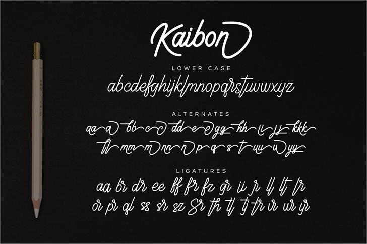 Kaibon font插图6
