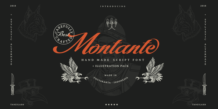 Montante Font Family插图