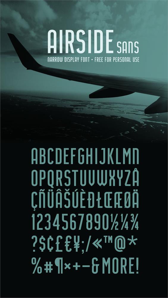Airside Sans font插图