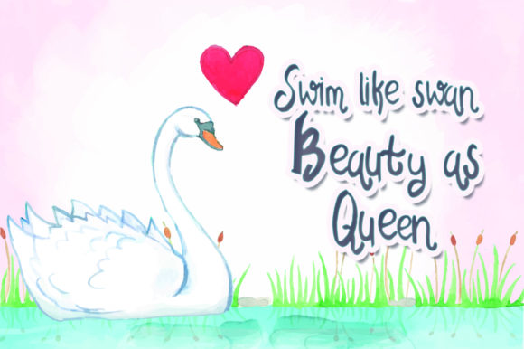 Swan Tales Font插图1