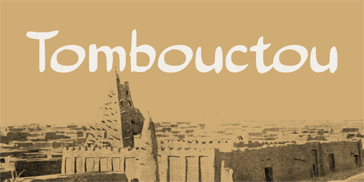 Tombouctou DEMO font插图