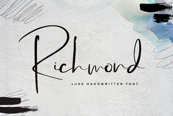 Richmond Luxury Font插图