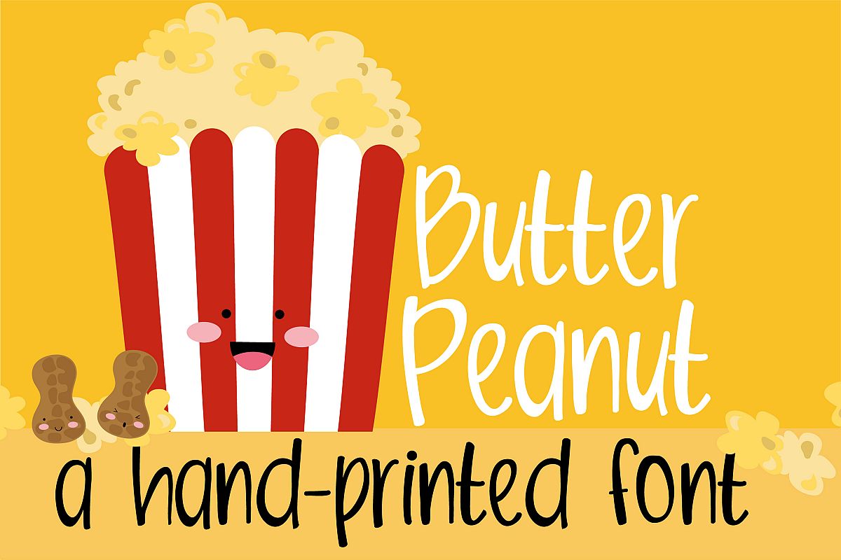 PN Butter PeanutRegular Font插图