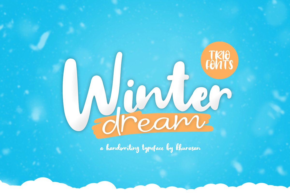 Winter Dream Trio Font插图