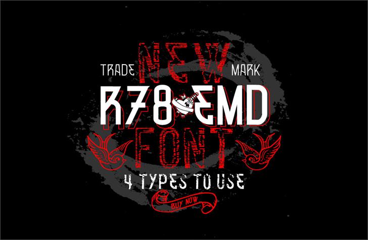 VTKS R78 EMD v2 font插图
