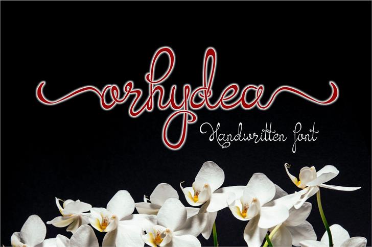 Orhydea font插图