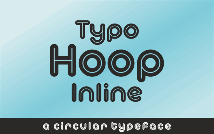 Typo Hoop Inline Demo font插图