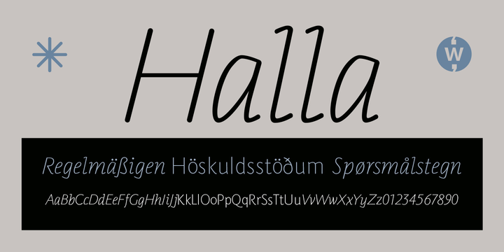 Halla Font Family插图5