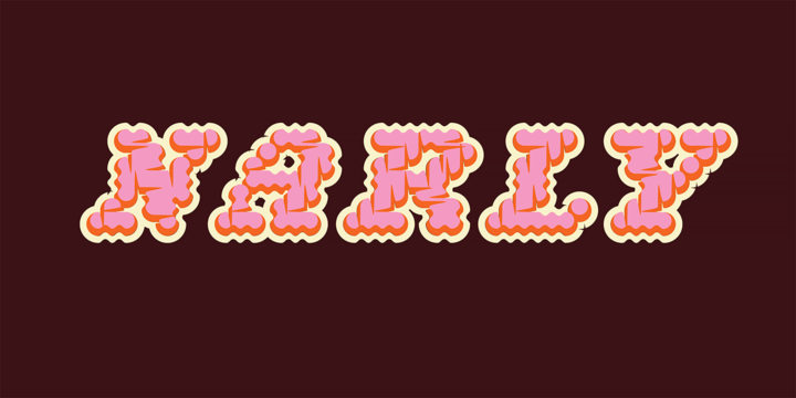 Narly Font Family插图