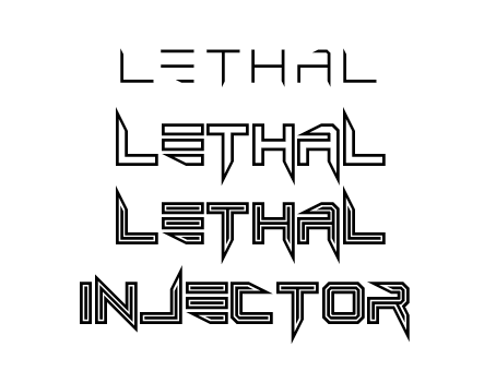 Lethal Injector font插图1
