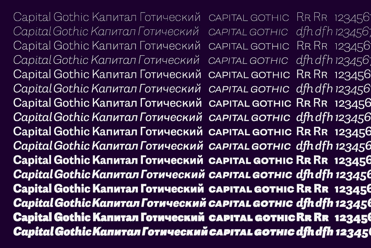 Capital Font Family插图4