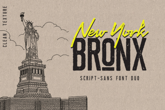 Newyork Bronx Font Family插图