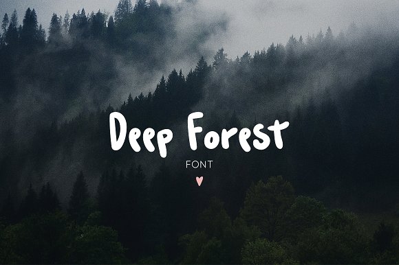 Deep Forest Font插图