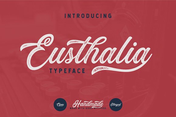 Eusthalia Typeface Font插图