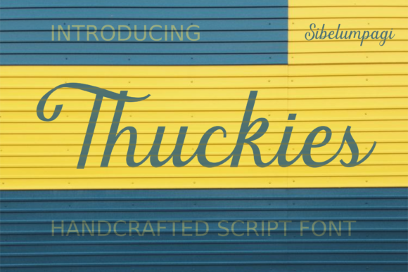 Thuckies Font插图