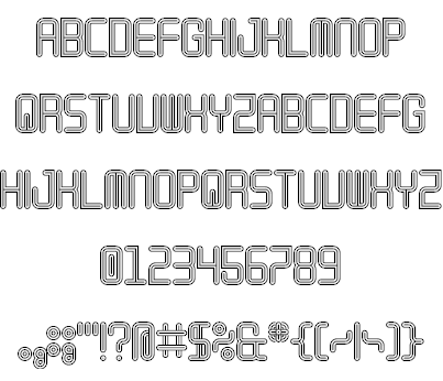 Linestrider font插图3