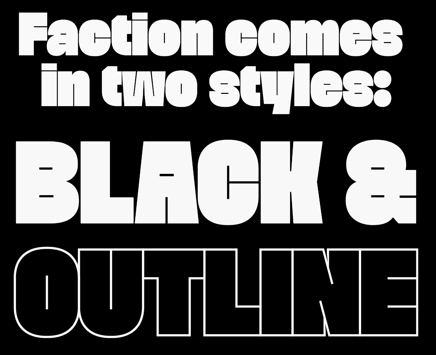 Faction Font Family插图2