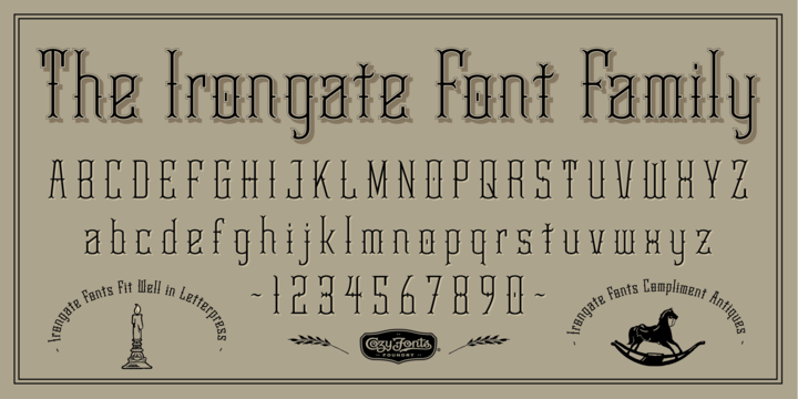 Irongate Font Family插图1