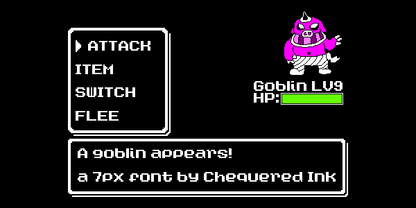 A Goblin Appears! font插图