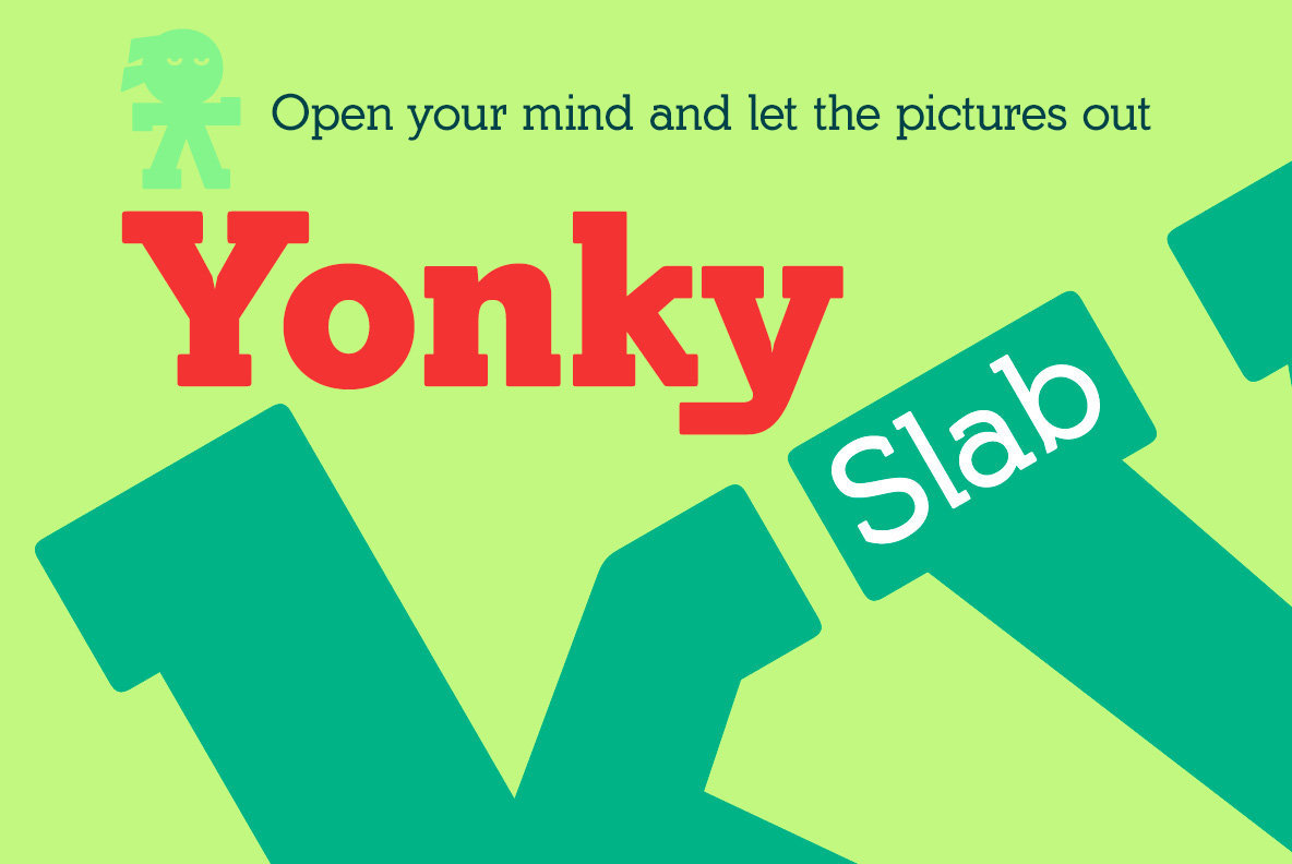 Yonky Slab Font Family插图1