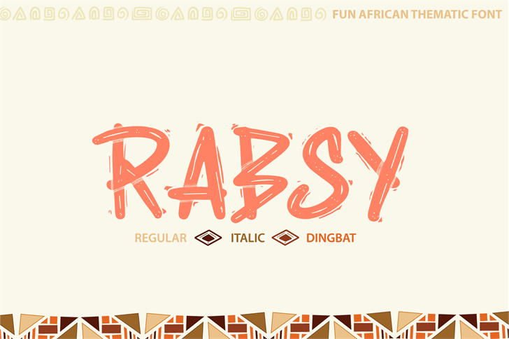 Rabsy font插图