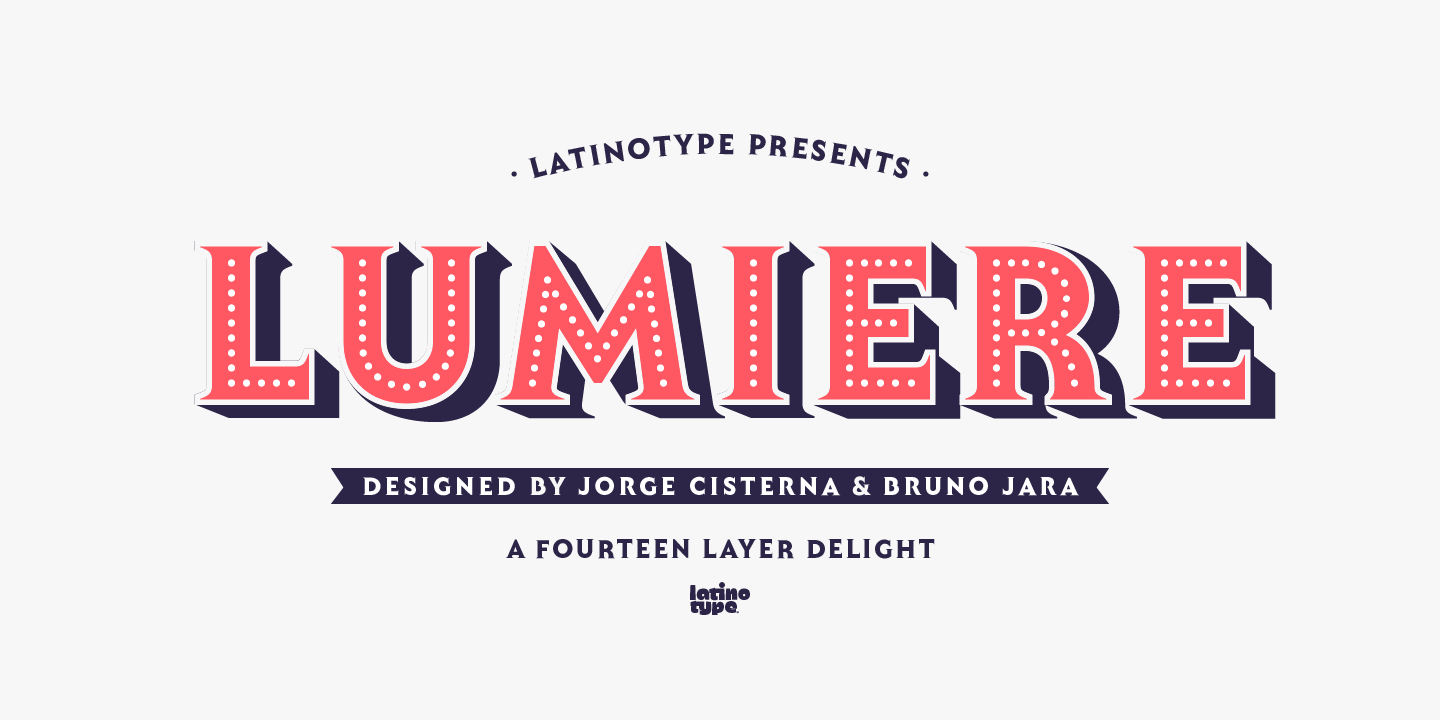 Lumiere Font Family插图
